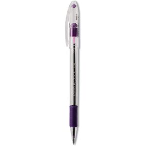 Pentel BK90V R.S.V.P. Stick Ballpoint Pen 7mm Trans Barrel Violet Ink Dozen Pentel BK90V R.S.V.P. Stick Ballpoint Pen 7mm Trans Barrel Violet Ink Dozen