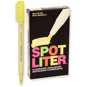 Pilot Spotliter Fluorescent Highlighters Chisel Tip Yellow Dozen Box (45011) Pilot Spotliter Fluorescent Highlighters Chisel Tip Yellow Dozen Box (45011)