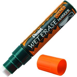 Pentel Arts Wet Erase Chalk Marker Jumbo Tip Orange Ink Box of 12 ( Pentel Arts Wet Erase Chalk Marker Jumbo Tip Orange Ink Box of 12 (