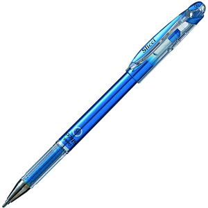 Pentel Arts Slicci Metallic 0.8 mm Needle Tip Gel Pen Metallic Blue I Pentel Arts Slicci Metallic 0.8 mm Needle Tip Gel Pen Metallic Blue I