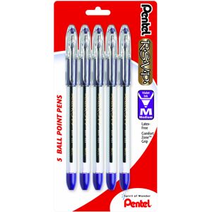 Pentel R.S.V.P. Ballpoint Pen Medium Line Violet Ink 5 Pack (BK91BP5V) Pentel R.S.V.P. Ballpoint Pen Medium Line Violet Ink 5 Pack (BK91BP5V)