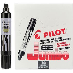 Pilot Pen 43100 Jumbo Permanent Marker Black SC6600BLK Pilot Pen 43100 Jumbo Permanent Marker Black SC6600BLK