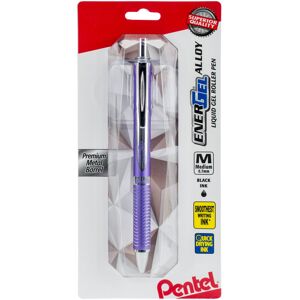 Pentel EnerGel Alloy RT Premium Liquid Gel Pen 0.7mm Violet Barrel Black Ink ( Pentel EnerGel Alloy RT Premium Liquid Gel Pen 0.7mm Violet Barrel Black Ink (
