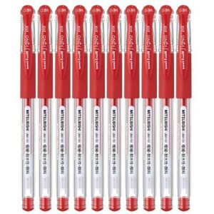 Uni-ball Signo Gel Ink Pen 0.38 mm tip Red Pack of 10 (BC25557) Uni-ball Signo Gel Ink Pen 0.38 mm tip Red Pack of 10 (BC25557)
