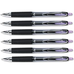Uni-Ball Signo 207 Retractable Gel Ink Pens 0.7mm Medium Point 6-Count (Purpl Uni-Ball Signo 207 Retractable Gel Ink Pens 0.7mm Medium Point 6-Count (Purpl