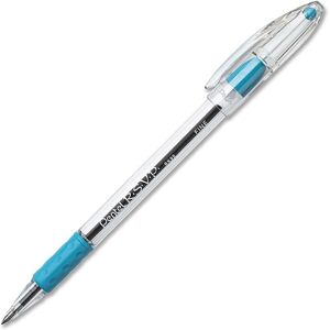 Pentel R.S.V.P. Ballpoint Pen 0.7mm Fine Tip Sky Blue Ink Box of 12 (BK90-S) Pentel R.S.V.P. Ballpoint Pen 0.7mm Fine Tip Sky Blue Ink Box of 12 (BK90-S)