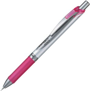 Pentel Mechanical Pencil Energize 0.5mm Silver & Pink (PL75-P) Pentel Mechanical Pencil Energize 0.5mm Silver & Pink (PL75-P)