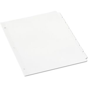 Universal 20845 Economy Tab Dividers 8-Tab Letter White 24 Sets/Box Universal 20845 Economy Tab Dividers 8-Tab Letter White 24 Sets/Box