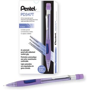 Pentel Quicker Clicker Automatic Pencil 0.7mm Lead Size Transparent Violet Bar Pentel Quicker Clicker Automatic Pencil 0.7mm Lead Size Transparent Violet Bar