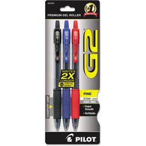 Pilot 31023 G2 Premium Retractable Gel Ink Pen Refillable Assorted Ink .7mm Pilot 31023 G2 Premium Retractable Gel Ink Pen Refillable Assorted Ink .7mm