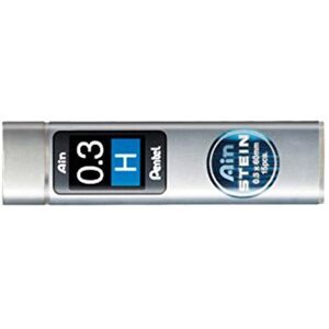 Pentel Mechanical Pencil Lead Ain Stein 0.3mm H (C273-H) Pentel Mechanical Pencil Lead Ain Stein 0.3mm H (C273-H)