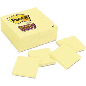 3M Post-it 65424SSCY Canary Yellow Note Pads 3 x 3 90-Sheet 24/Pack 3M Post-it 65424SSCY Canary Yellow Note Pads 3 x 3 90-Sheet 24/Pack