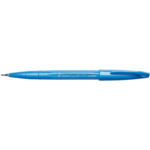 Pentel Fude Touch Sign Pen Sky Blue Felt Pen Like Brush Stroke (SES15C-S) Pentel Fude Touch Sign Pen Sky Blue Felt Pen Like Brush Stroke (SES15C-S)