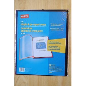 Staples Poly Staple and Go Report Covers 3 Report Covers Staples Poly Staple and Go Report Covers 3 Report Covers