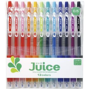 Pilot Juice Gel Ink Ballpoint Pen 05mm 12 Color Set LJU120EF12C Pilot Juice Gel Ink Ballpoint Pen 05mm 12 Color Set LJU120EF12C