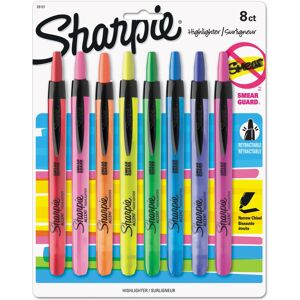 Sharpie Smear Guard Retractable Highlighters Sharpie Smear Guard Retractable Highlighters