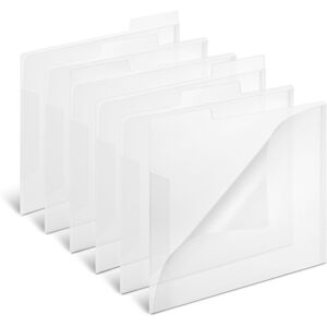 Staples 576460 Translucent Poly File Folders Clear 6/Pack Staples 576460 Translucent Poly File Folders Clear 6/Pack
