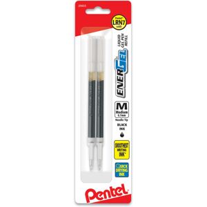 Pentel EnerGel Liquid Gel Pen Refills Needle Point 0.7 mm Black Ink Pack of Pentel EnerGel Liquid Gel Pen Refills Needle Point 0.7 mm Black Ink Pack of