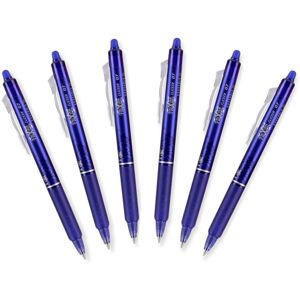 Pilot FriXion Ball 0.7mm Erasable Gel Pens Fine Point Blue Ink Pack Of 6 Pilot FriXion Ball 0.7mm Erasable Gel Pens Fine Point Blue Ink Pack Of 6