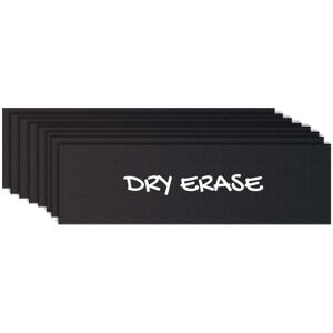 Flexibele magneten Black Dry Erase Chalkboard Magnetic Shelf Label Magnets. Perfect for K Flexibele magneten Black Dry Erase Chalkboard Magnetic Shelf Label Magnets. Perfect for K