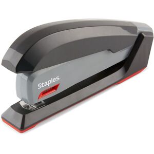 Staples 1798852 One-Touch Desktop Stapler Full-Strip Capacity Gray/Black/Red (44 Staples 1798852 One-Touch Desktop Stapler Full-Strip Capacity Gray/Black/Red (44