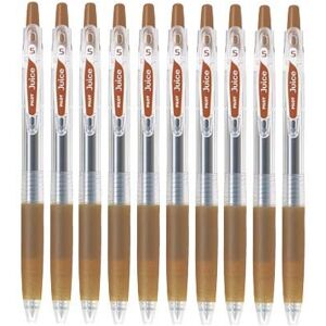 Pilot Juice 0.5mm Gel Ink Ballpoint Pen Brown Ink Value Set Pilot Juice 0.5mm Gel Ink Ballpoint Pen Brown Ink Value Set