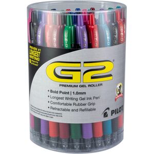 Pilot G2 Premium Gel Roller Pens Bold Point 1 MM Tub of 36 Assorted Colors Pilot G2 Premium Gel Roller Pens Bold Point 1 MM Tub of 36 Assorted Colors