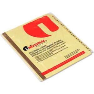 Universal B1428097 One Preprinted Plastic-Coated Tab Dividers - 25 Alphabet Tabs Universal B1428097 One Preprinted Plastic-Coated Tab Dividers - 25 Alphabet Tabs