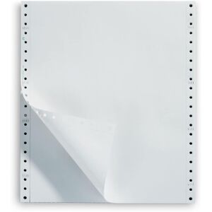 Staples Computer Paper 9 1/2 x 11 Perforated Blank White 15lb 3 200/Box Staples Computer Paper 9 1/2 x 11 Perforated Blank White 15lb 3 200/Box