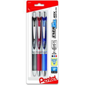Pentel EnerGel RTX Retractable Liquid Gel Pen 0.3mm Needle Tip Extra Fine Line Pentel EnerGel RTX Retractable Liquid Gel Pen 0.3mm Needle Tip Extra Fine Line