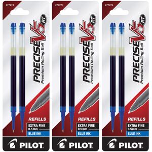 PILOT Precise V5 RT Liquid Ink Refills Extra Fine Point 0.5 mm Blue Pack of PILOT Precise V5 RT Liquid Ink Refills Extra Fine Point 0.5 mm Blue Pack of