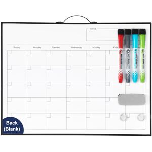 TSJ OFFICE White Board Calendar - 12 X 16 Inches Magnetic Dry Erase Board Monthl TSJ OFFICE White Board Calendar - 12 X 16 Inches Magnetic Dry Erase Board Monthl