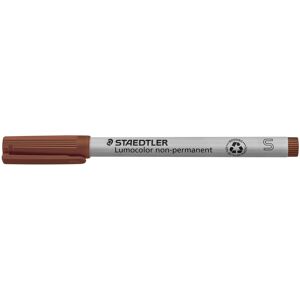 STAEDTLER 311-7 Lumocolor Universal Non Permanent Superfine Pens - Brown Pack o STAEDTLER 311-7 Lumocolor Universal Non Permanent Superfine Pens - Brown Pack o