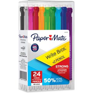 Paper Mate Mechanical Pencils Write Bros. Strong #2 Pencil for Less Lead Breaka Paper Mate Mechanical Pencils Write Bros. Strong #2 Pencil for Less Lead Breaka