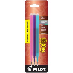 Pilot FriXion Erasable Ink Pen Refills, Fine Point, 0.7mm, Assorted Inks, Pilot FriXion Erasable Ink Pen Refills, Fine Point, 0.7mm, Assorted Inks,