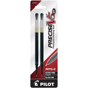 Pilot, Precise V5 RT Liquid Ink Refills, Extra Fine Point 0.5 mm, Black, Pack of Pilot, Precise V5 RT Liquid Ink Refills, Extra Fine Point 0.5 mm, Black, Pack of