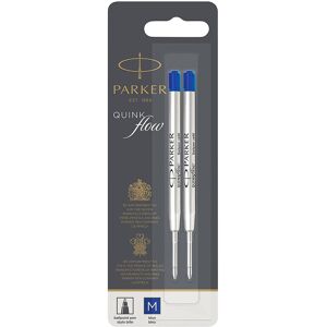 Parker Ballpoint Pen Refills Medium Point Blue QUINKflow Ink 2 Count Parker Ballpoint Pen Refills Medium Point Blue QUINKflow Ink 2 Count