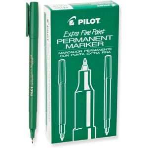 Pilot Extra Fine Point Permanent Markers Green Ink 12-Pack (44105) Pilot Extra Fine Point Permanent Markers Green Ink 12-Pack (44105)