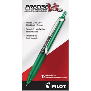 Pilot Precise V5 RT Refillable & Retractable Rolling Ball Pens Extra Fine Poin Pilot Precise V5 RT Refillable & Retractable Rolling Ball Pens Extra Fine Poin