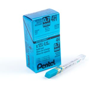 Pentel Super Hi-Polymer Lead Refill 0.7mm Medium 4H 144 Pieces of Lead (50-4H Pentel Super Hi-Polymer Lead Refill 0.7mm Medium 4H 144 Pieces of Lead (50-4H