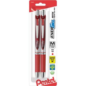 Pentel EnerGel Deluxe RTX Retractable Liquid Gel Pen (0.7mm) Metal Tip Red In Pentel EnerGel Deluxe RTX Retractable Liquid Gel Pen (0.7mm) Metal Tip Red In
