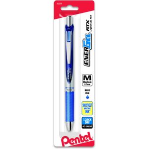 Pentel Gel Ink Pen EnerGel RTX Retractable Gel Pen 0.7mm Metal Tip Blue Ink Pentel Gel Ink Pen EnerGel RTX Retractable Gel Pen 0.7mm Metal Tip Blue Ink