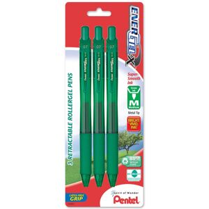 Pentel EnerGel-X Retractable Liquid Gel Pen (0.7mm) Medium Line Metal Tip Gr Pentel EnerGel-X Retractable Liquid Gel Pen (0.7mm) Medium Line Metal Tip Gr