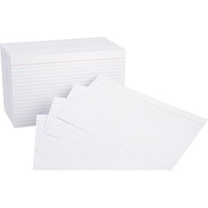 Amazon Basics Ruled Lined Index Note Cards 500 Count 5 Pack of 100 White 5 i Amazon Basics Ruled Lined Index Note Cards 500 Count 5 Pack of 100 White 5 i