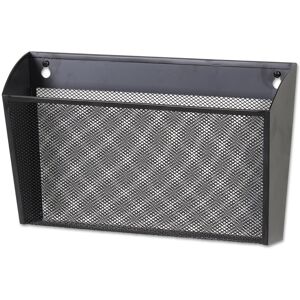 Universal UNV20026 14 in. x 3.1 in. x 8.2 in. Metal Mesh Wall Letter File - Blac Universal UNV20026 14 in. x 3.1 in. x 8.2 in. Metal Mesh Wall Letter File - Blac