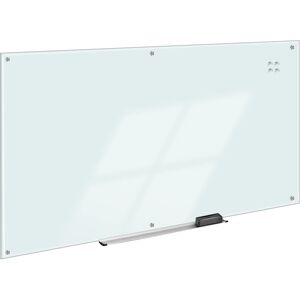 Amazon Basics Glass Dry-Erase Magnetic Board, 244 cm x 122 cm, White Amazon Basics Glass Dry-Erase Magnetic Board, 244 cm x 122 cm, White