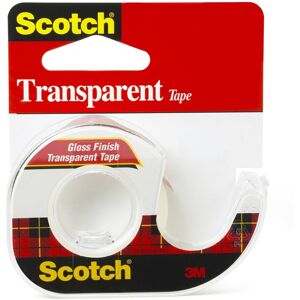 3M Scotch 174 Transparent Tape With Plastic Dispenser 1/2 X 1000 Gloss Finish 3M Scotch 174 Transparent Tape With Plastic Dispenser 1/2 X 1000 Gloss Finish