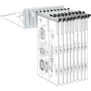 VEVOR Wall Mount Blueprint Storage Rack – Holds up to 1200 Blueprints, Hanging Bluepri VEVOR Wall Mount Blueprint Storage Rack – Holds up to 1200 Blueprints, Hanging Bluepri