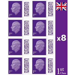 Albian Trading 1st Class Stamps (8 Pack) - Barcoded Self Adhesive UK Letter Post Albian Trading 1st Class Stamps (8 Pack) - Barcoded Self Adhesive UK Letter Post