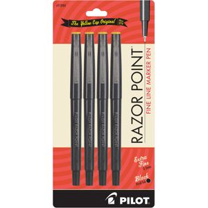 PILOT Razor Point Fine Line Marker Stick Pens Ultra-Fine Point (0.3mm) Black In PILOT Razor Point Fine Line Marker Stick Pens Ultra-Fine Point (0.3mm) Black In